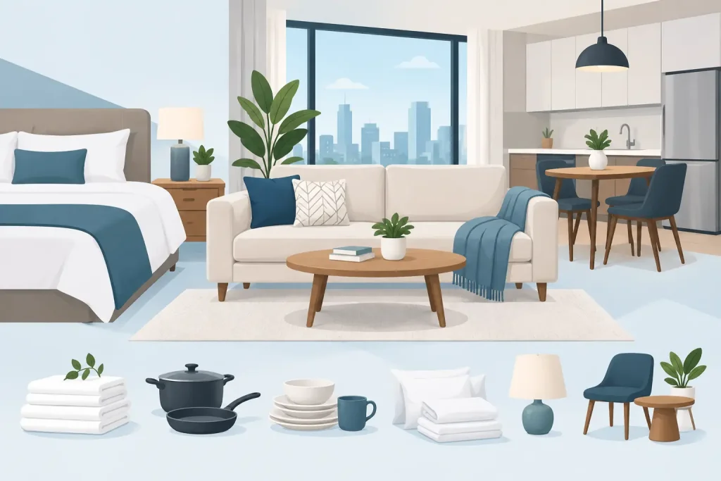 What a Short Term Rental Furnishing Package Includes